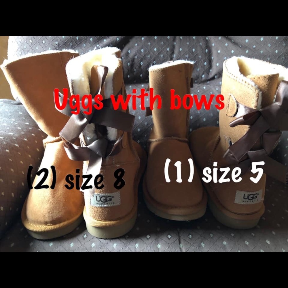 Ugg boots with bows
